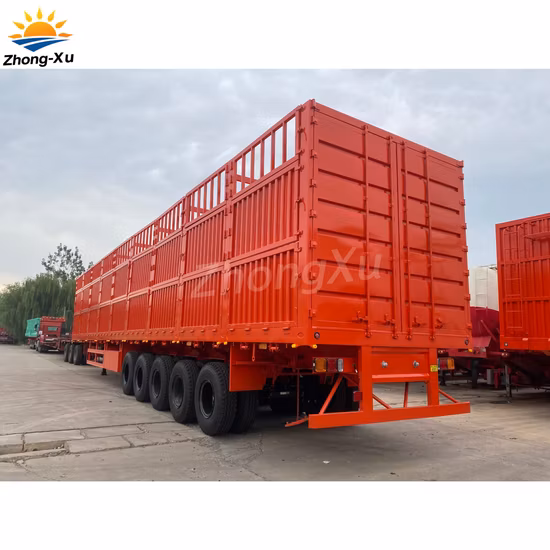 China 3 Axles Flatbed/Skeleton/Lowboy/Container Triaxle Trailer Cargo Transport Truck Semi Trailer