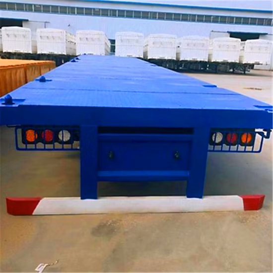 3 Axles Flatbed Semi Truck Trailer/Utility Trailer/Container Cargo Trailer
